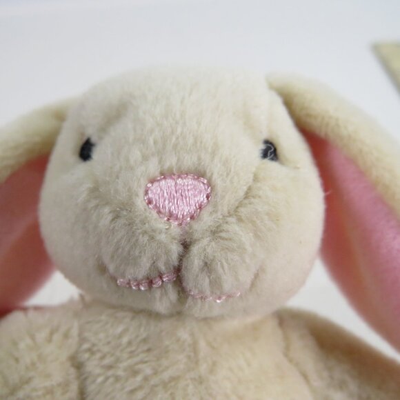 Build A Bear Mini Lop Eared Bunny Rabbit Pawlette Coufur 5x4" 2006 beige pink - Picture 4 of 8
